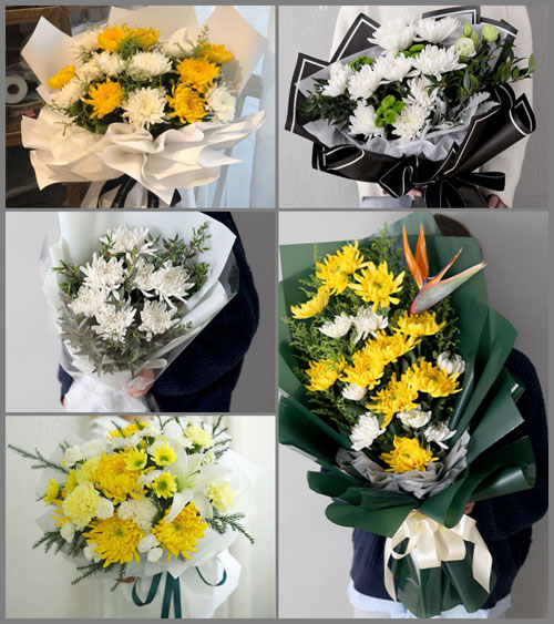 广西南宁武鸣区白事花束代送